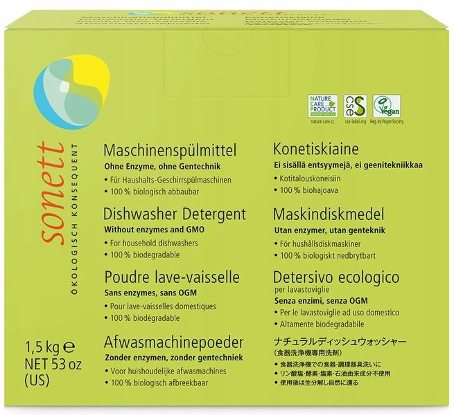 Sonett Proszek do zmywarki 1,5 kg zdjęcie 1