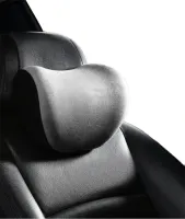 Aksamitny zagłówek samochodowy pamięć bawełniana poduszka lędźwiowa