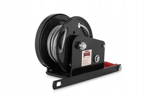 WYCIĄGARKA RĘCZNA KORBOWA LINOWA 1800lb WCIĄGARKA lebiodka przenośna DRAGON na Arena.pl