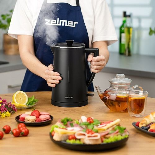 CZAJNIK ELEKTRYCZNY ZELMER BEZPRZEWODOWY STAL NIERDZEWNA CICHY 1,7L 1500W na Arena.pl