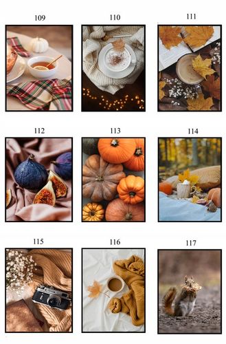 PLAKAT 40x50 JESIENNY poster DUŻO WZORÓW eviero do domu pejzaże na na Arena.pl