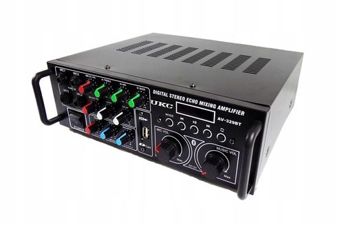 KOLUMNY ESTRADOWE 600W WZMACNIACZ BLUETOOTH USB SD PILOT NAGŁOŚNIENIE na Arena.pl