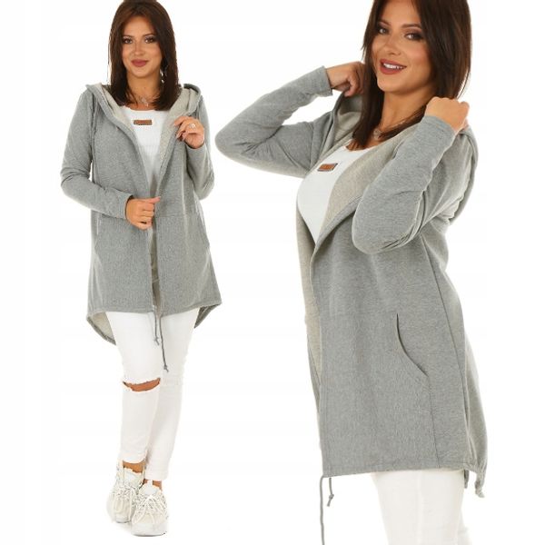 M429 NARZUTKA kardigan blezer KAPTUR zdjęcie 1