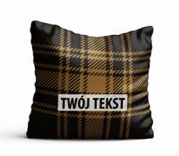 Poduszka Dekoracyjna KRATA  z Twoim napisem KR17