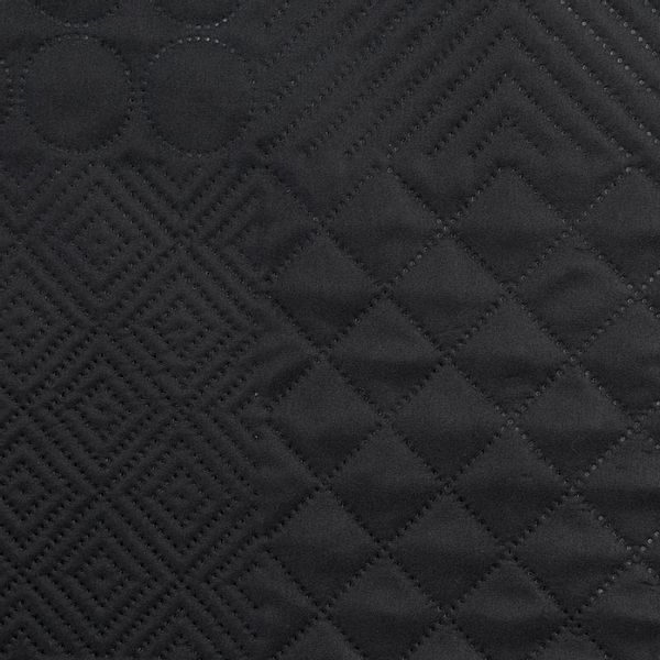 NARZUTA GEOMETRYCZNA PATCHWORK 220X240 CM CZARNA zdjęcie 4