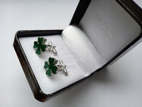 Spinki do mankietów EXC Koniczynka dla Maturzysty na Arena.pl