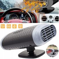 TERMOWENTYLATOR SAMOCHODOWY 12V 150W, WENTYLATOR CHŁODZĄCY Z NAGRZEWNICĄ