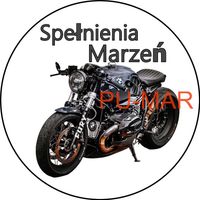 Opłatek na tort Urodziny 18 30 40  Motor Harley Davidson Yamaha Vsk Cross