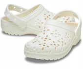 Crocs Damskie Buty Chodaki Klapki Classic Floral Cut Out 210927 Clog 39-40