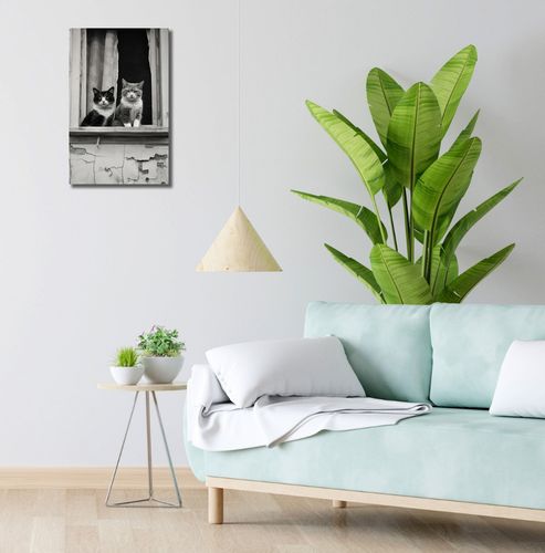 Obraz 30x50cm Para w Oknie na Arena.pl