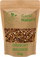 ORZECHY WŁOSKIE ŁUSKANE 1 kg POŁÓWKI Łuskane ŚWIEŻE Naturalne