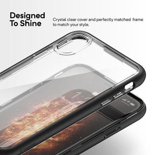 Caseology Skyfall Case - Etui iPhone Xs Max (Black) na Arena.pl