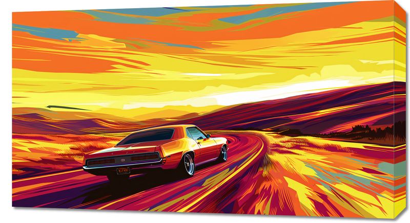 Obraz 90x50cm Pędź Przed Siebie zdjęcie 1