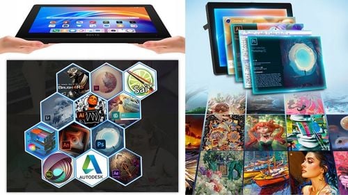 BOSTO A5 Tablet graficzny EKRANOWY 15,6" 2w1 ANDROID 15,6" DOTYK przenośny na Arena.pl