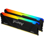 KINGSTON 16GB 3200MT/s DDR4 CL16 (Kit of 2) FURY Beast RGB