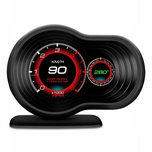 Komputer Pokładowy HUD Wyświetlacz Licznik LCD OBDII Kasowanie Błędów USB na Arena.pl