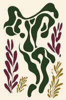 Plakat 40x60cm Quo Minimalistyczny , Wnętrza Styl Skandynawski, Boho
