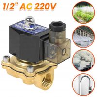 ZAWÓR ELEKTROMAGNETYCZNY MOSIĄDZ 220V G1/2" NC 0-10MPA