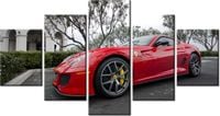 80CM 150CM OBRAZ 5 ELEM FERRARI 599 GTO AXION23 ŚCIENNY