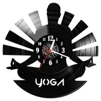 Zegar ścienny z płyty winylowej Yoga 1797.14