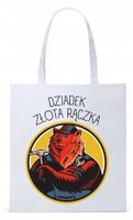 Dla Dziadka Na Prezent Torba Eco Biała Shopper Z Nadrukiem Ze Zdjęciem