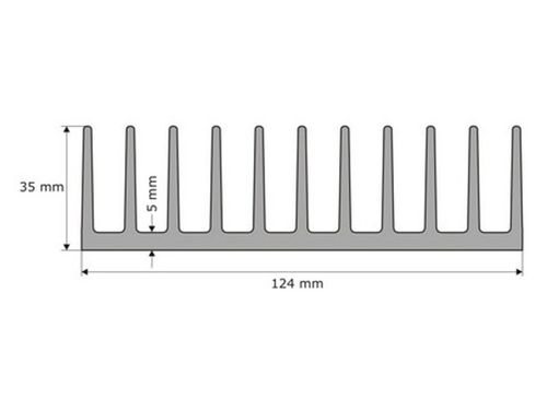 Radiator A5724 L-10cm / 01241 na Arena.pl