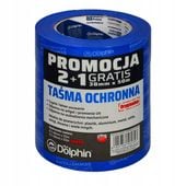 Blue Dolphin ZESTAW Taśma malarska ochronna zewnętrzna PROMOCJA 2+1 Gratis