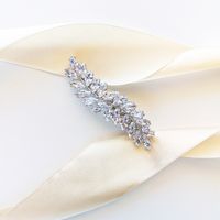 OZDOBA ślubna spinka ELEGANCKA klasyk do UPIĘCIA KOKONET 4-0144