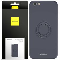 Spacecase Silicone Ring iPhone 6/6s black