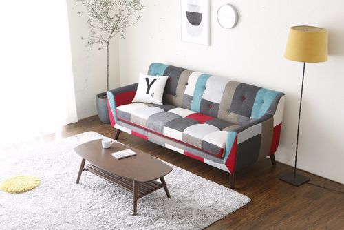 Sofa Artena patchwork trzyosobowa na Arena.pl