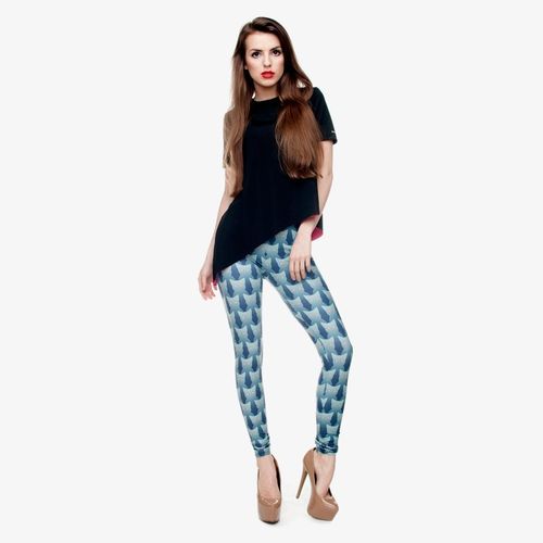 LEGGINSY TURQUOISE CATS na Arena.pl