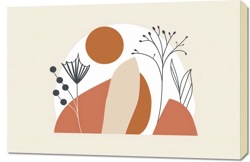 Obraz 90x60cm Organiczny Splot zdjęcie 1