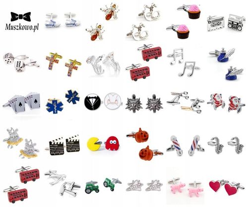 Spinki do mankietów koszuli JELEŃ LAS Prezent dla myśliwego leśnika natura na Arena.pl