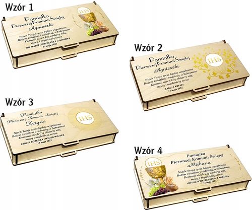 Pudełko na pieniądze prezent KOMUNIE ŚW pamiątka na Arena.pl