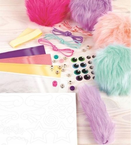 MAKE IT REAL zestaw kreatywny do tworzenia Puszystych Breloczków na Arena.pl