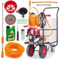 Opryskiwacz SPALINOWY Wózkowy Taczkowy 60L 28m 2 LATA GWARANCJA