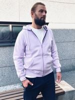 Bluza męska z kapturem fioletowa Ludwik Rozmiar - M