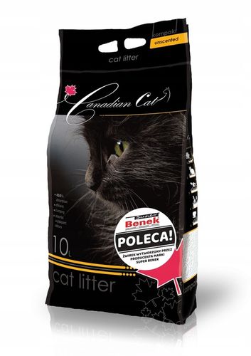 Canadian Cat UNSCENTED Żwirek bentonitowy bezzapachowy 10 L Litrów dla na Arena.pl