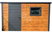 Schowek Domek ogrodowy 3,5x2,5m Drzwi Okno Drewnopodobny Dach spad TKD267