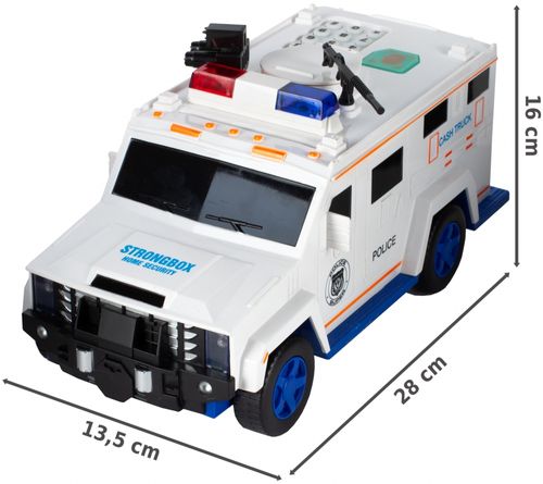 Skarbonka Sejf Dla Dzieci Na Kod Szyfr Samochód Policja Auto na Arena.pl