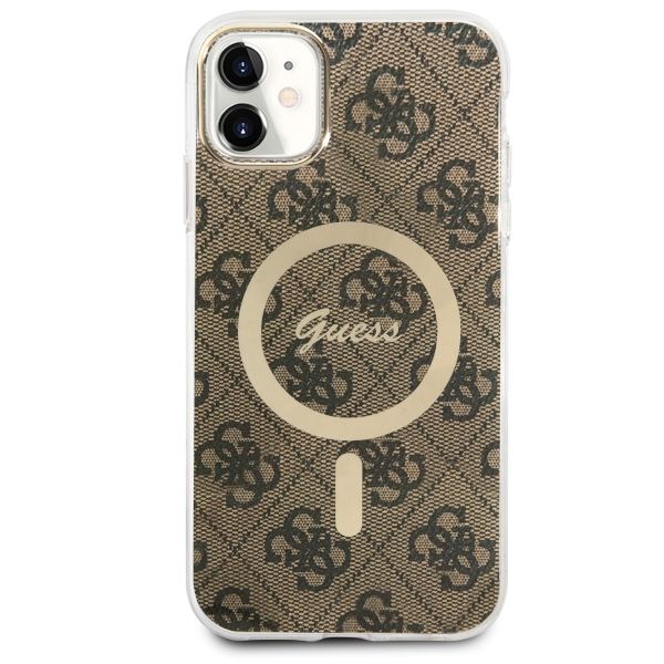 Etui Guess do iPhone 11, Brązowy, MagSafe zdjęcie 2