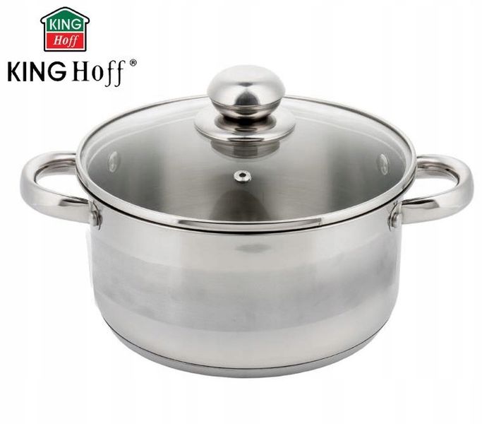 Garnek stal Ø24cm 6l Kinghoff zdjęcie 5