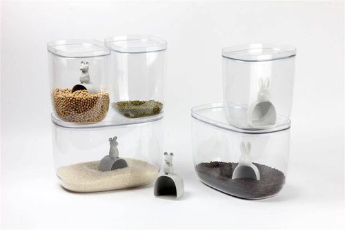 Pojemnik do przechowywania Lucky Mouse szary 3,5L 10326-GY na Arena.pl