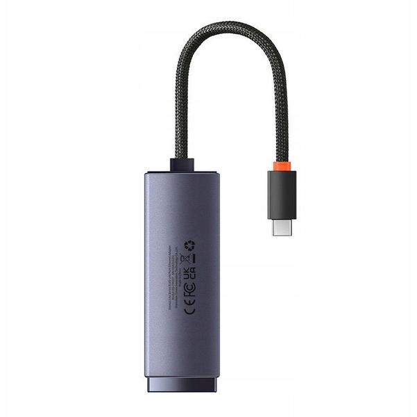 BASEUS ADAPTER PRZEJŚCIÓWKA SIECIOWA INTERNETOWA USB-C DO RJ45 1000Mbps zdjęcie 8