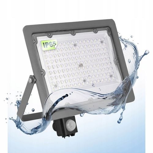 Halogen reflektor naświetlacz LED 100W z czujnik ruchu zmierzchu na Arena.pl