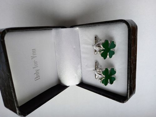 Spinki do mankietów EXC Koniczynka dla Maturzysty na Arena.pl