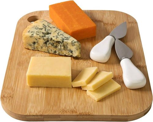 DESKA DO KROJENIA SERWOWANIA DREWNIANA BAMBUSOWA ZESTAW 3 DESEK KUCHENNYCH na Arena.pl