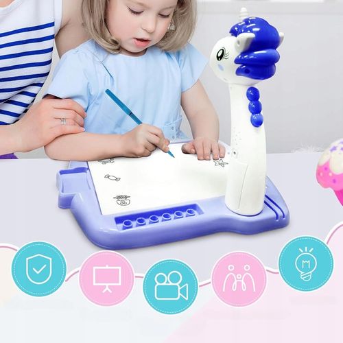 Projektor do Rysowania dla Dzieci Rzutnik do Nauki Tablica ze Stołem Mazaki na Arena.pl