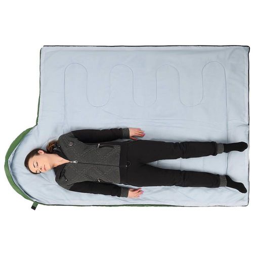 Śpiwór turystyczny mumia kołdra Cool zielony na Arena.pl