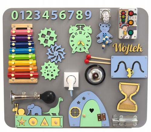 Tablica manipulacyjna sensoryczna Montessori na Arena.pl
